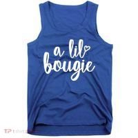 A Lil Bougie Melanin Poppin Black History Christmas Gift Tank Top thumb 0