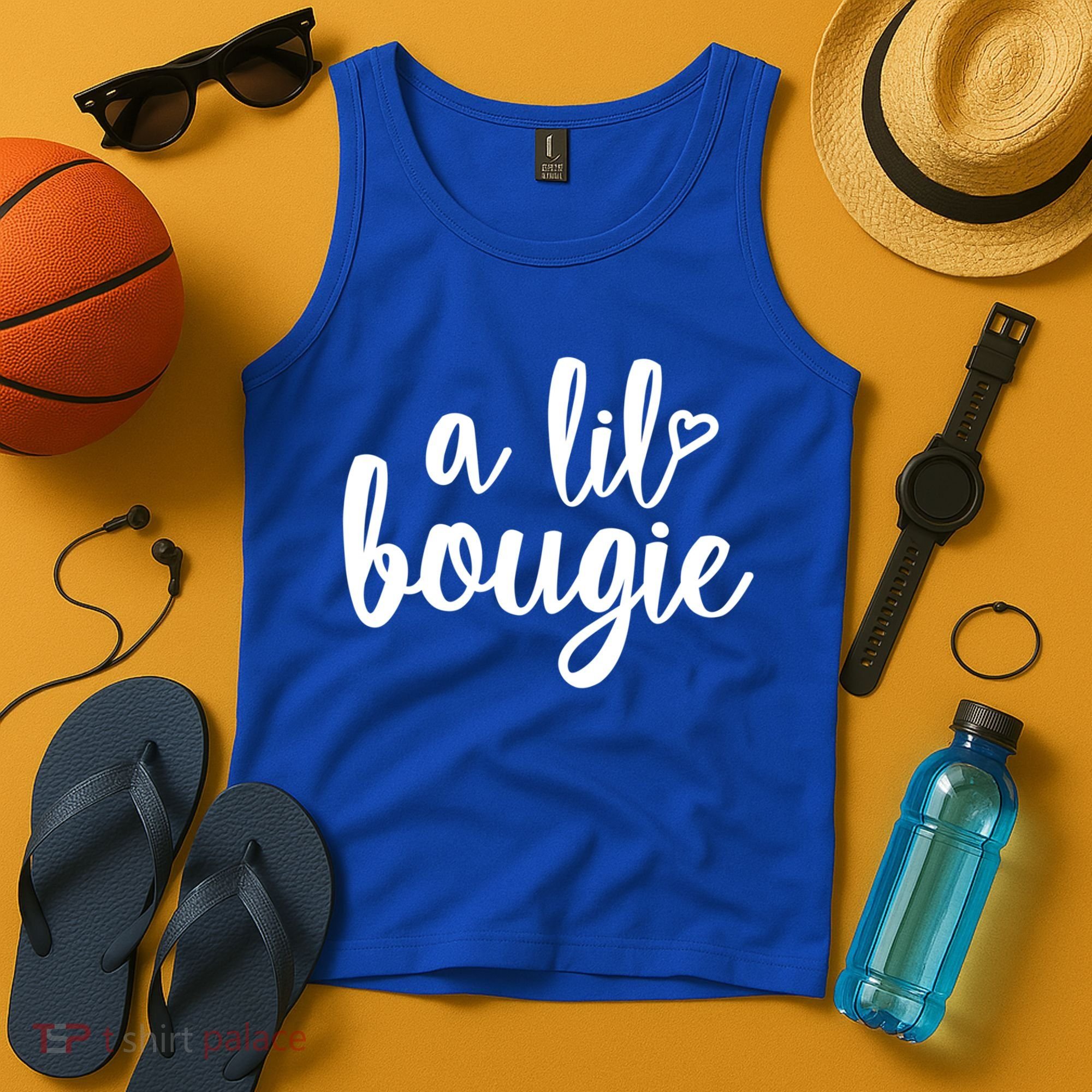 A Lil Bougie Melanin Poppin Black History Christmas Gift Tank Top