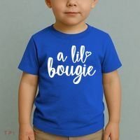 A Lil Bougie Melanin Poppin Black History Christmas Gift Toddler T-Shirt thumb 2