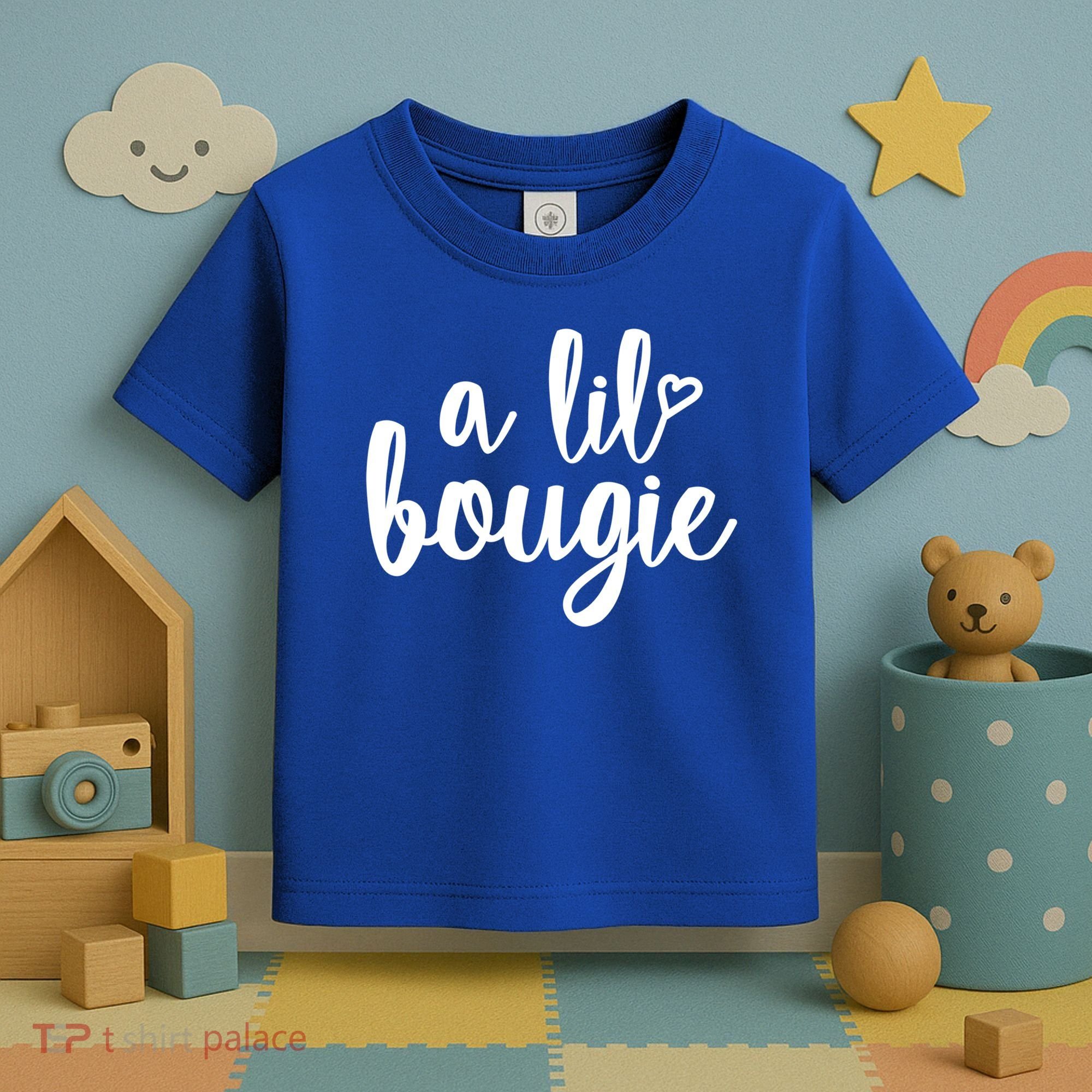 A Lil Bougie Melanin Poppin Black History Christmas Gift Toddler T-Shirt