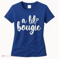 A Lil Bougie Melanin Poppin Black History Christmas Gift Women's T-Shirt thumb 0