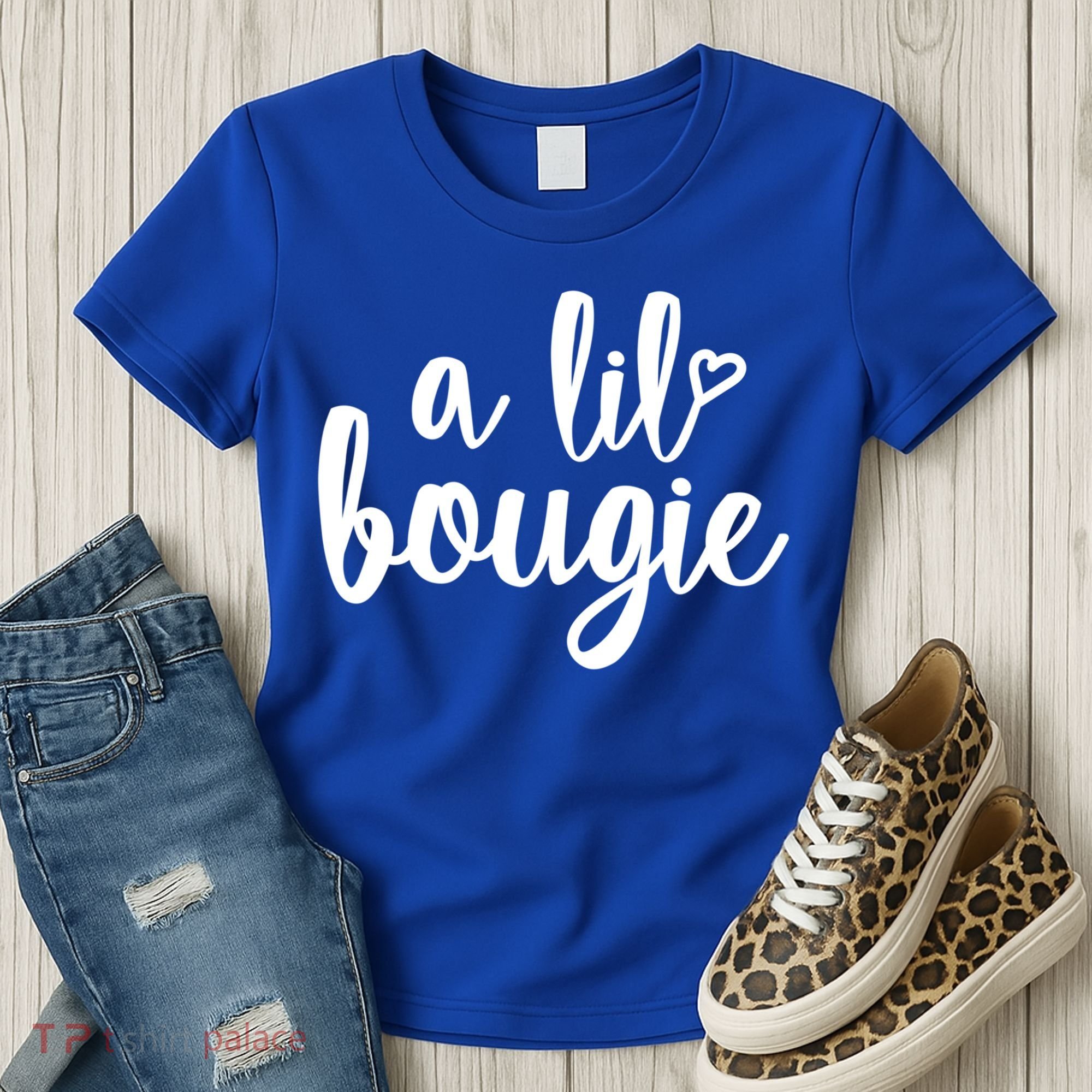 A Lil Bougie Melanin Poppin Black History Christmas Gift Women's T-Shirt