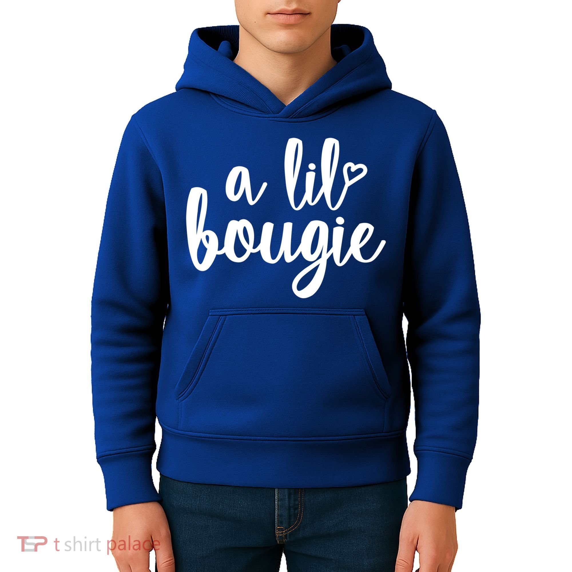A Lil Bougie Melanin Poppin Black History Christmas Gift Kids Hoodie