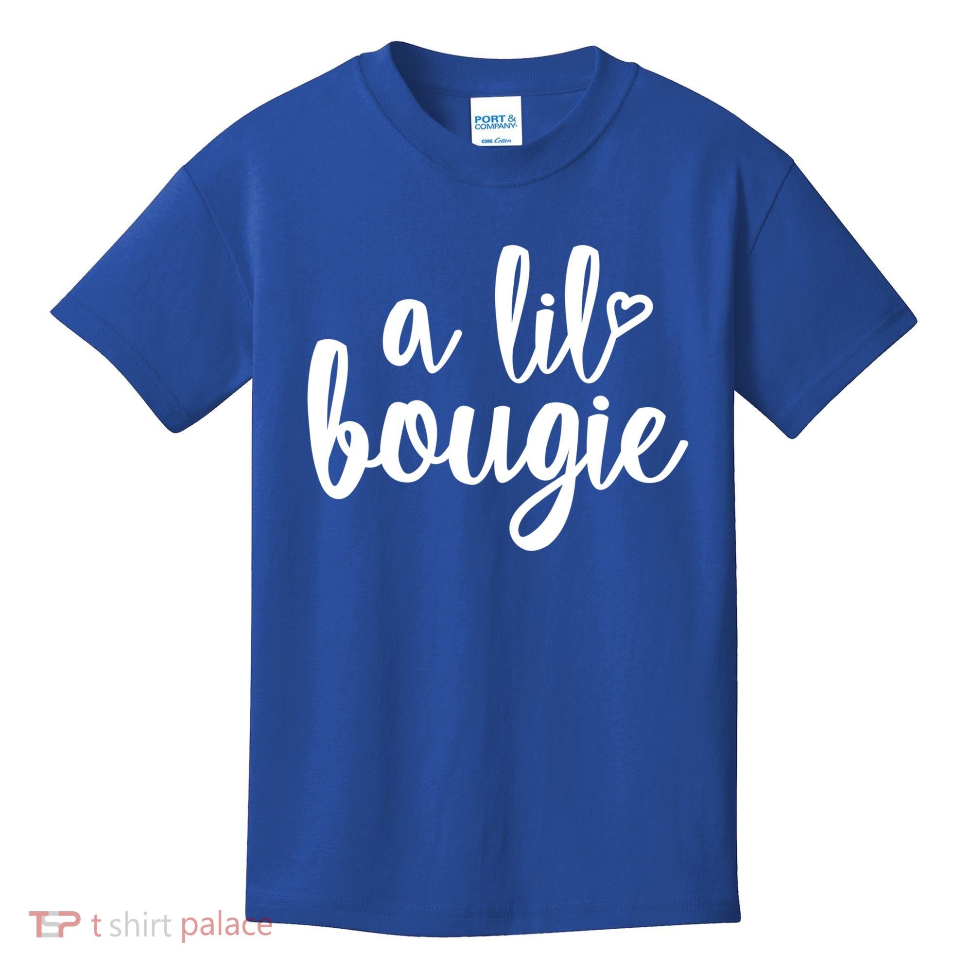 A Lil Bougie Melanin Poppin Black History Christmas Gift Kids T-Shirt