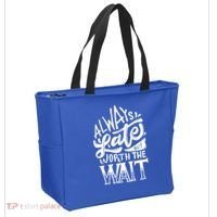 Always Late But Worth The Wait Great Gift Cool Typography Cool Gift Tote Bag thumb 2