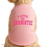 A Little Bit Dramatic Sassy Drama Queen Doggie Tank thumb 0