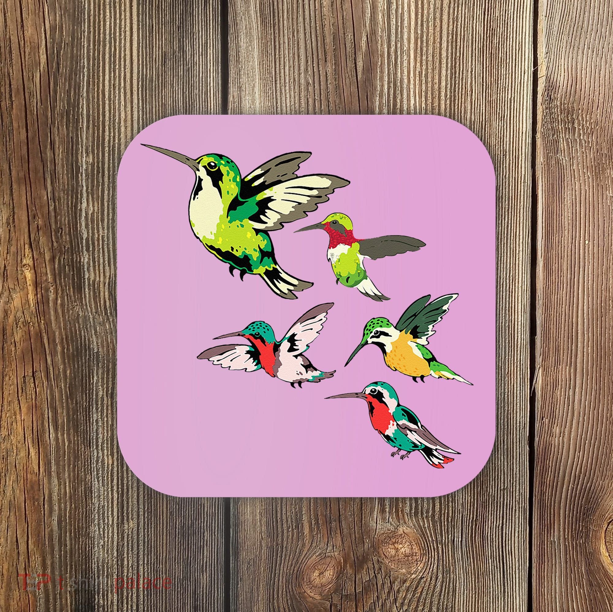 Animal Lover Birdwatching Beautiful Bird Hummingbird Coaster