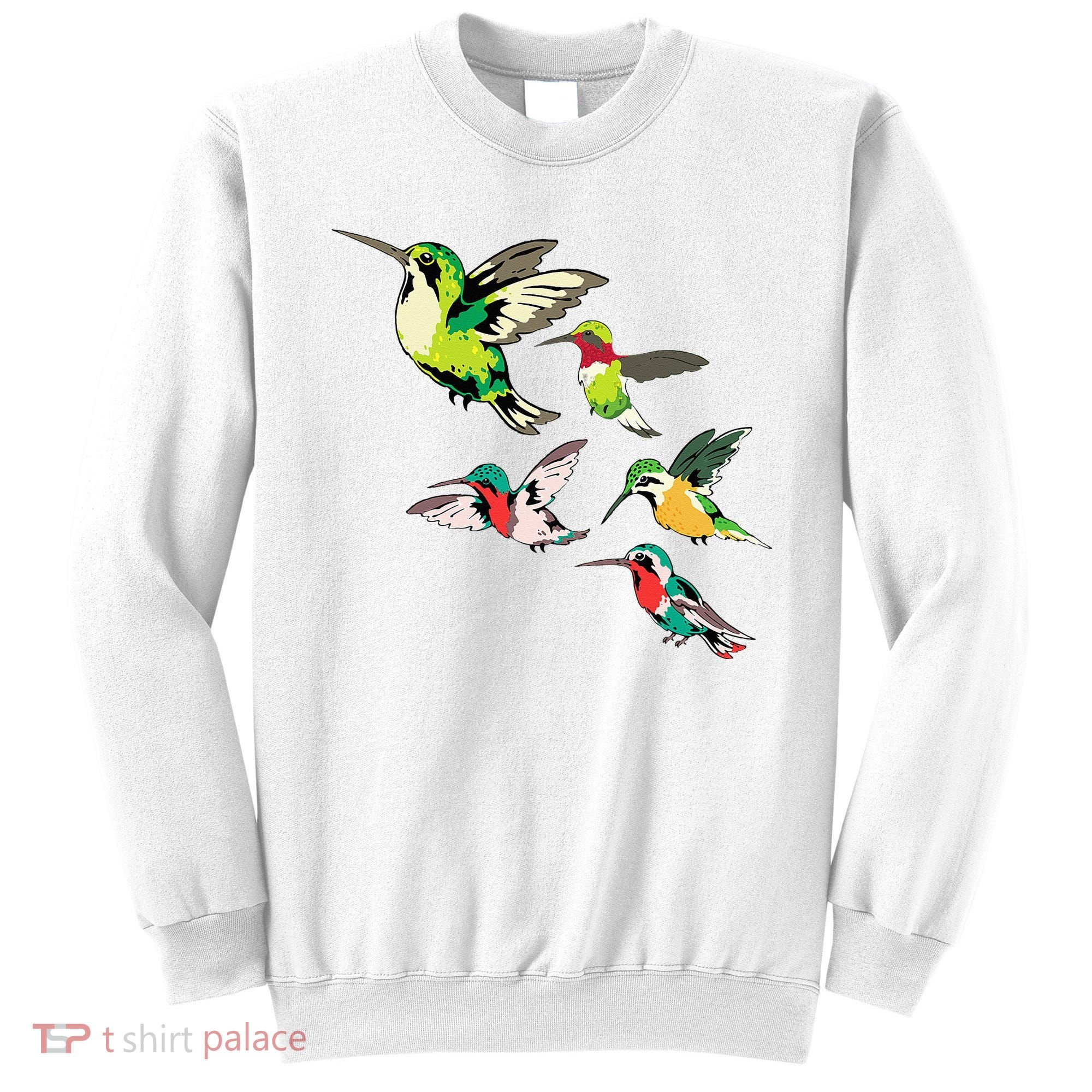 Animal Lover Birdwatching Beautiful Bird Hummingbird Sweatshirt