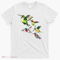 Animal Lover Birdwatching Beautiful Bird Hummingbird T-Shirt thumb 0