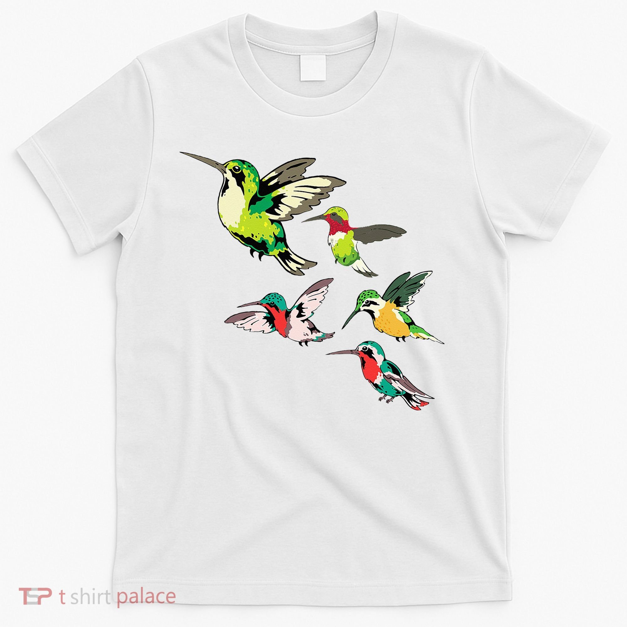 Animal Lover Birdwatching Beautiful Bird Hummingbird T-Shirt