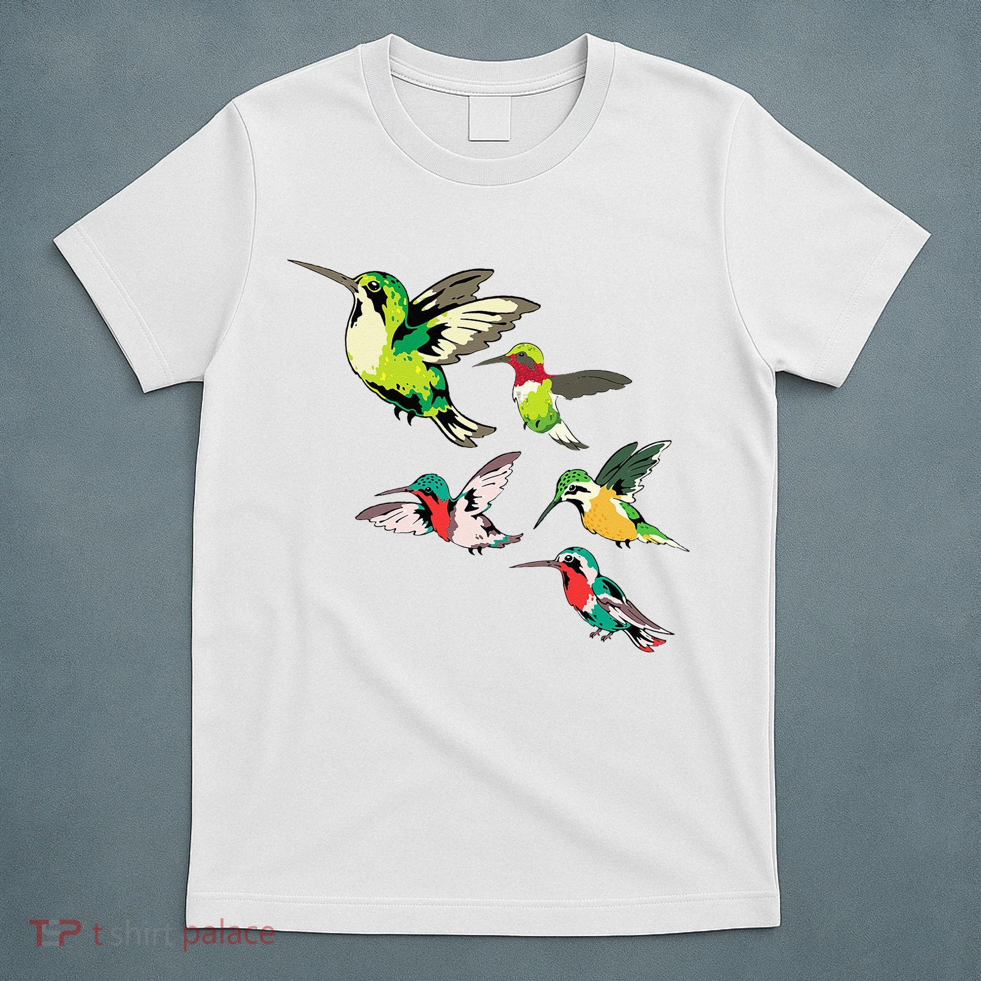 Animal Lover Birdwatching Beautiful Bird Hummingbird T-Shirt