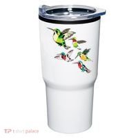 Animal Lover Birdwatching Beautiful Bird Hummingbird Tumbler thumb 0