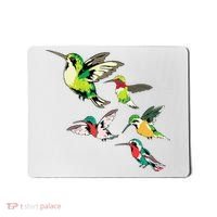 Animal Lover Birdwatching Beautiful Bird Hummingbird Mousepad thumb 0
