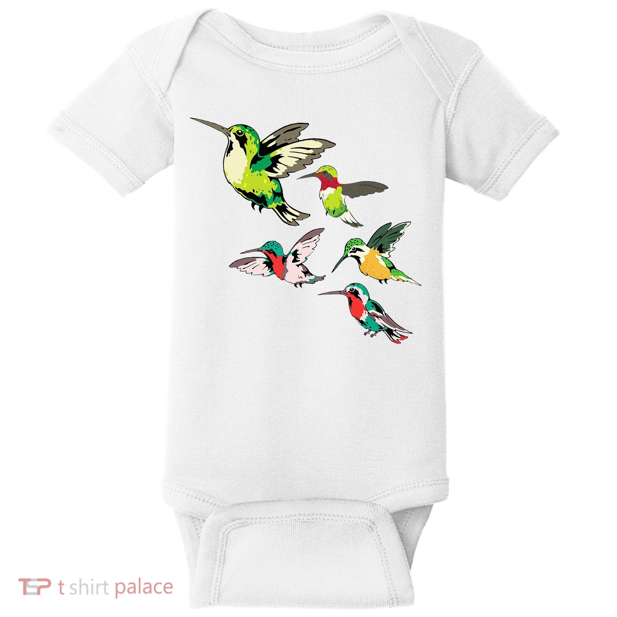 Animal Lover Birdwatching Beautiful Bird Hummingbird Baby Bodysuit