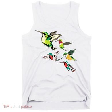 Animal Lover Birdwatching Beautiful Bird Hummingbird Tank Top