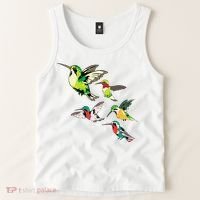 Animal Lover Birdwatching Beautiful Bird Hummingbird Tank Top thumb 2