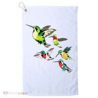 Animal Lover Birdwatching Beautiful Bird Hummingbird Golf Towel thumb 0
