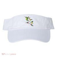 Animal Lover Birdwatching Beautiful Bird Hummingbird Visor thumb 0
