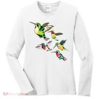 Animal Lover Birdwatching Beautiful Bird Hummingbird Women's Long Sleeve Shirt thumb 0