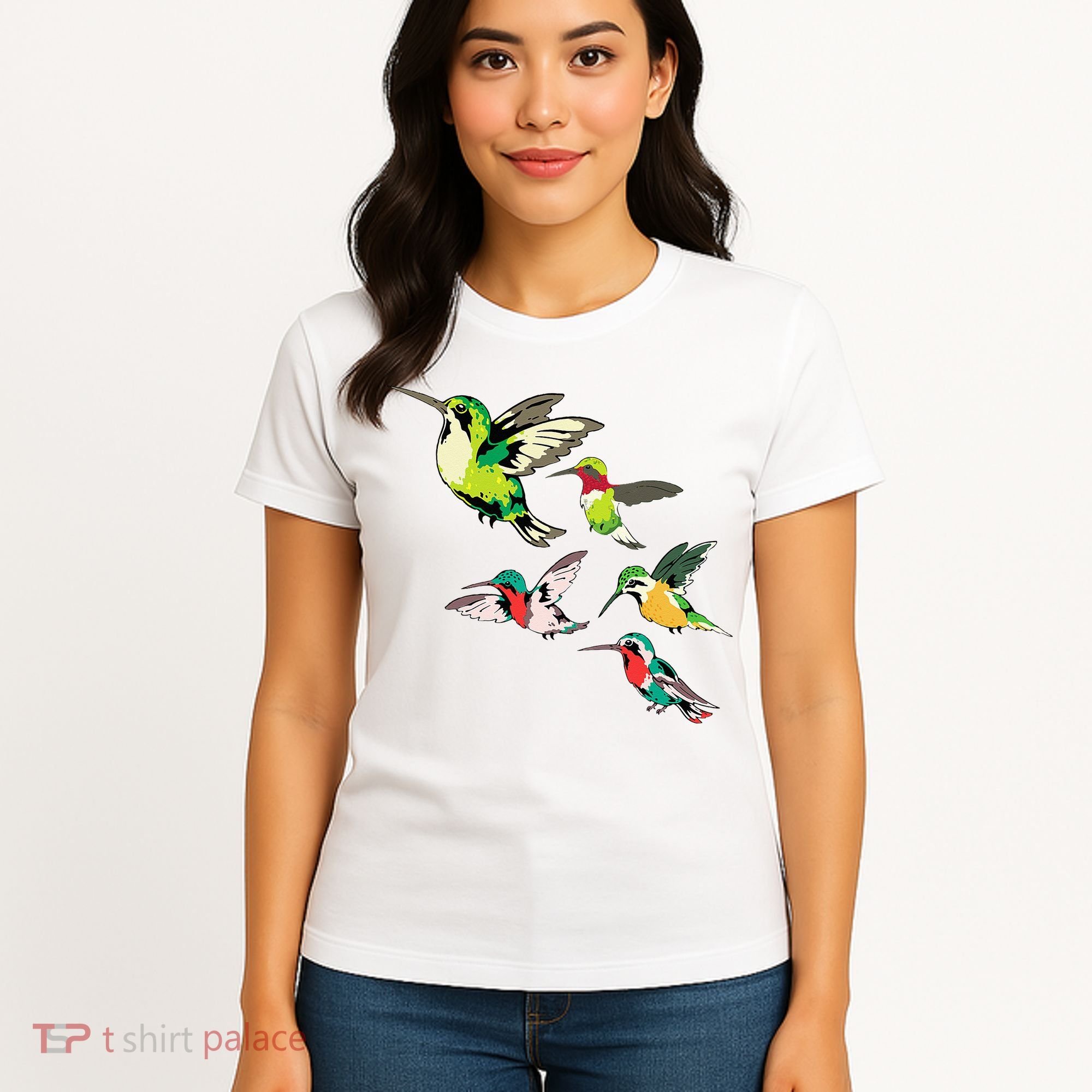 Animal Lover Birdwatching Beautiful Bird Hummingbird Women's T-Shirt