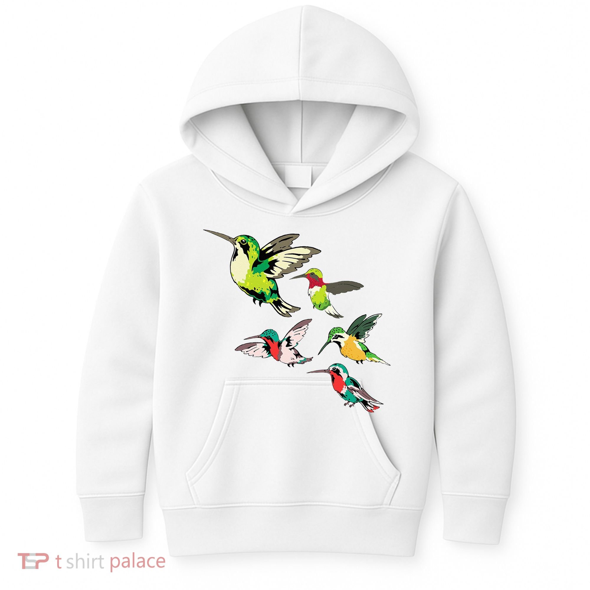 Animal Lover Birdwatching Beautiful Bird Hummingbird Kids Hoodie