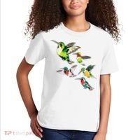 Animal Lover Birdwatching Beautiful Bird Hummingbird Kids T-Shirt thumb 2
