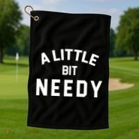 A Little Bite Needy Golf Towel thumb 1