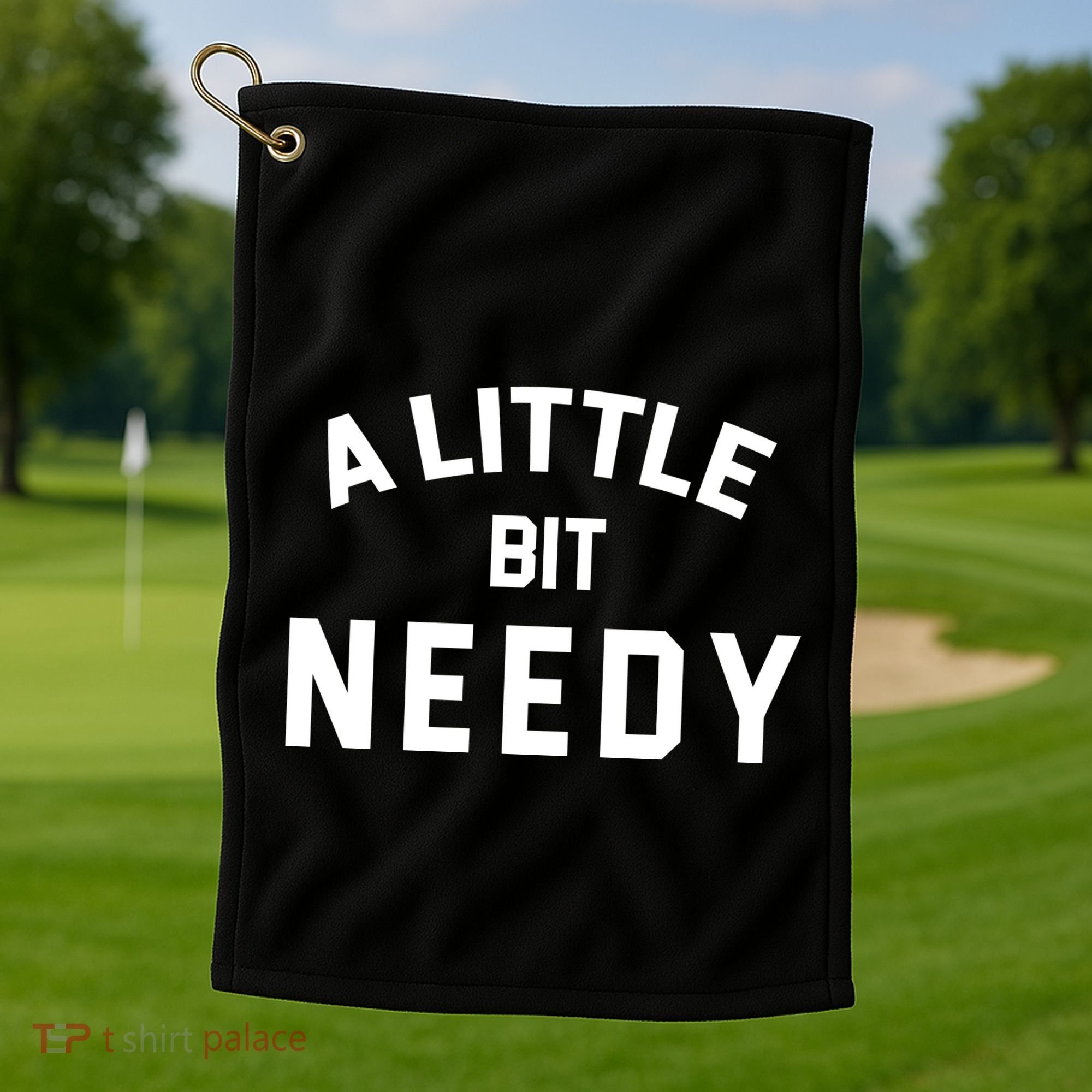 A Little Bite Needy Golf Towel
