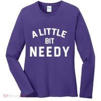 A Little Bite Needy Women's Long Sleeve Shirt thumb 0