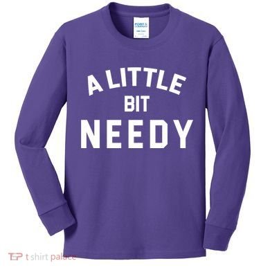 A Little Bite Needy Kids Long Sleeve Shirt