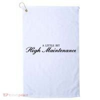 A Little Bit High Maintenance Limited Golf Towel thumb 0