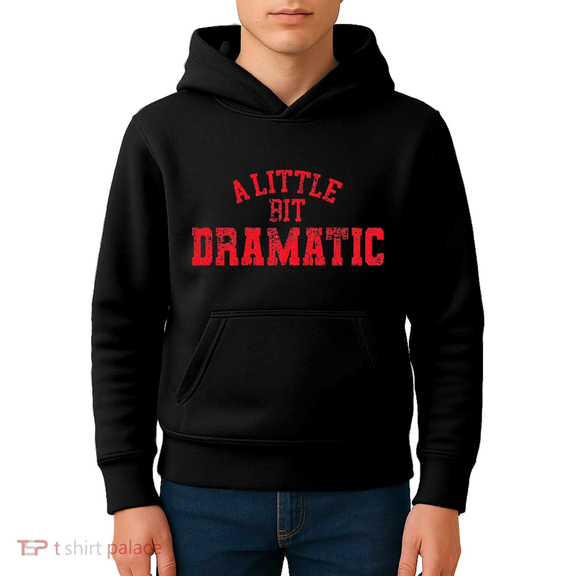 A Little Bit Dramatic Pop Tv Culture Kids Hoodie