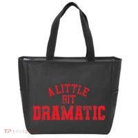 A Little Bit Dramatic Pop Tv Culture Tote Bag thumb 0
