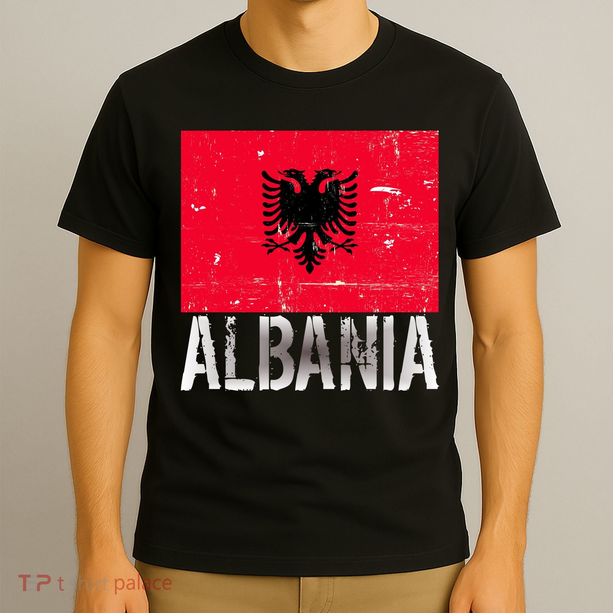 Albania Flag Albanians Soccer Football Team T-Shirt