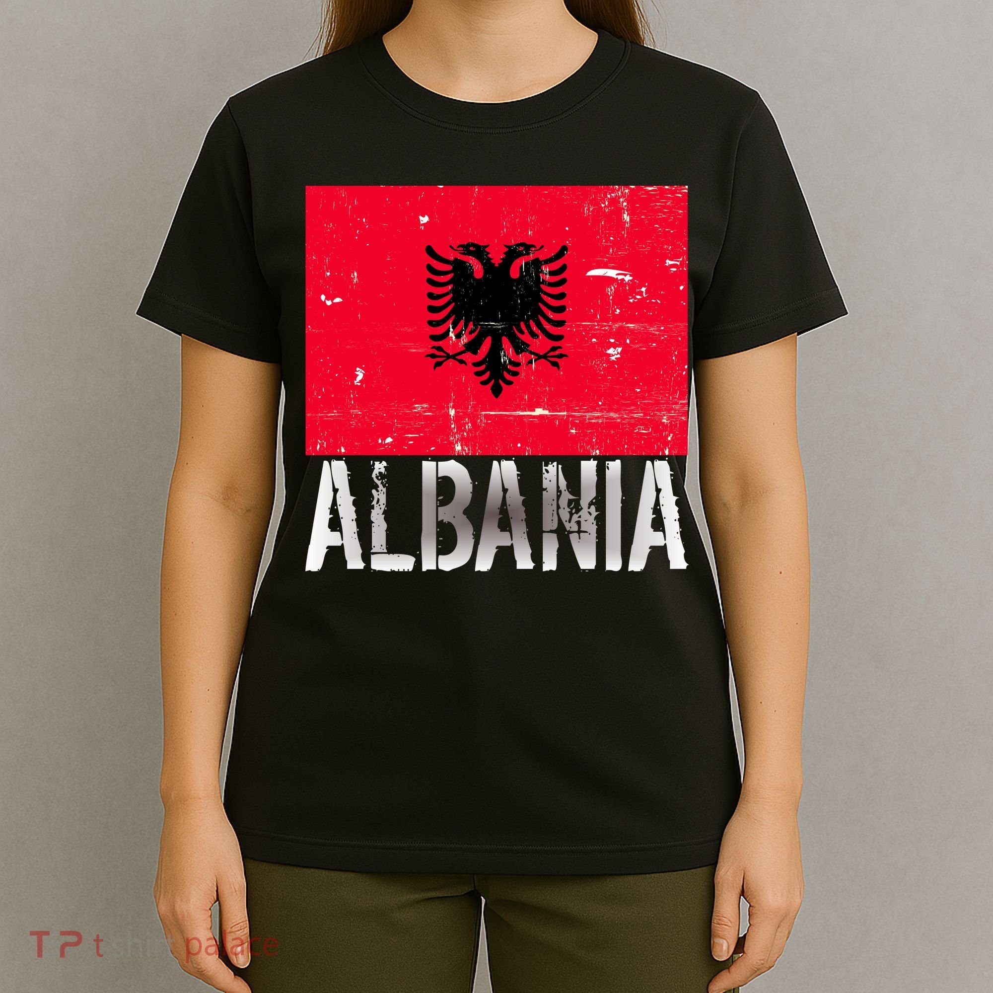 Albania Flag Albanians Soccer Football Team T-Shirt
