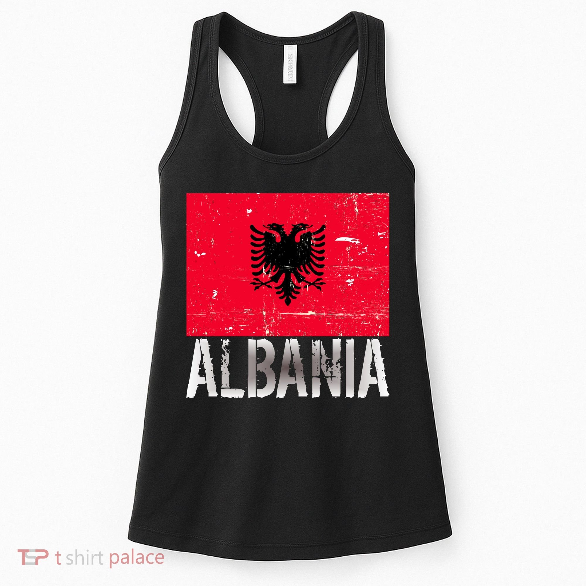 Albania Flag Albanians Soccer Football Team Women's Tank Top