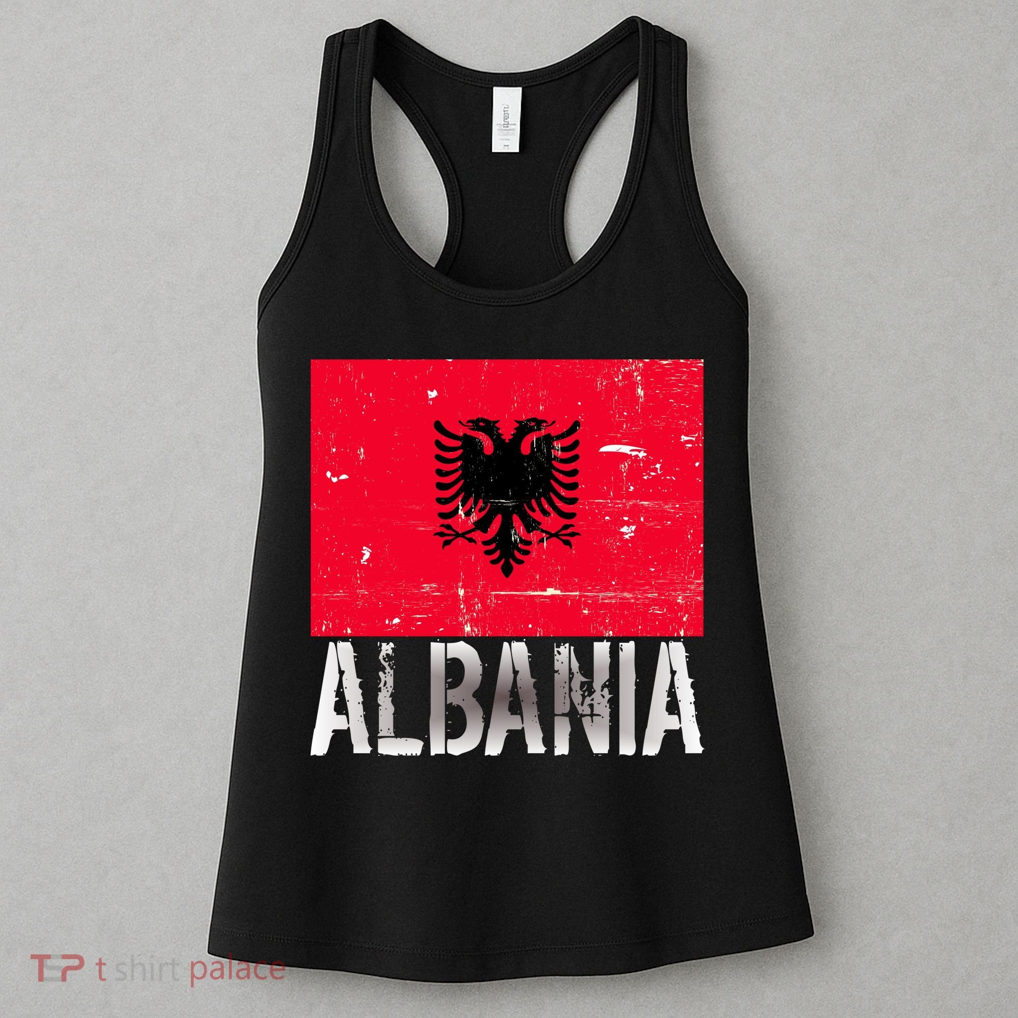 Albania Flag Albanians Soccer Football Team Women's Tank Top