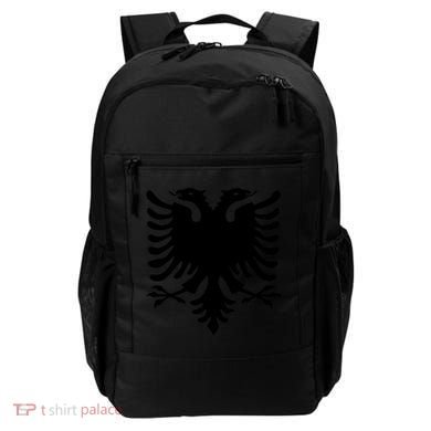 Albanian Flag Eagle Backpack