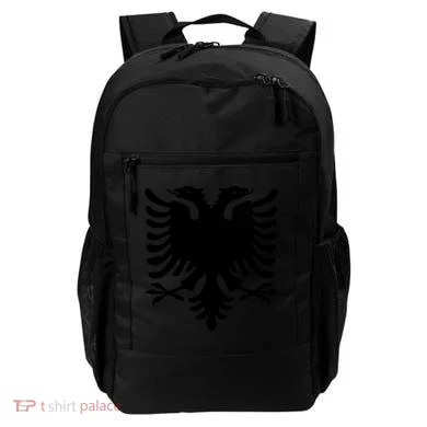 Albanian Flag Eagle Backpack