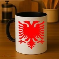 Albanian Flag Eagle Coffee Mug thumb 4