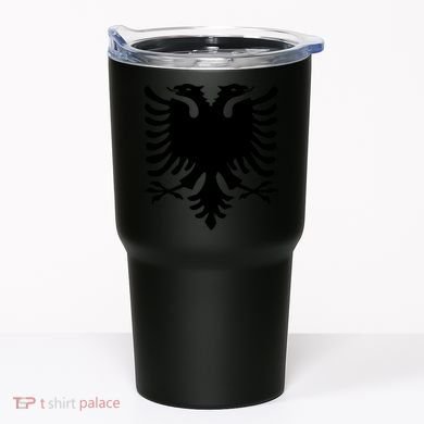Albanian Flag Eagle Tumbler