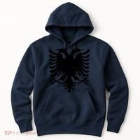 Albanian Flag Eagle Hoodie thumb 0