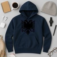 Albanian Flag Eagle Hoodie thumb 3