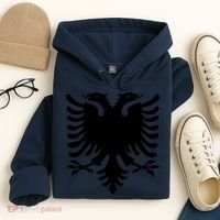 Albanian Flag Eagle Hoodie thumb 4