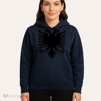 Albanian Flag Eagle Hoodie thumb 5