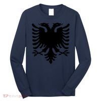 Albanian Flag Eagle Long Sleeve Shirt thumb 0