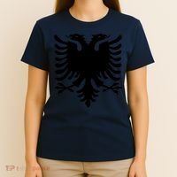 Albanian Flag Eagle T-Shirt thumb 4