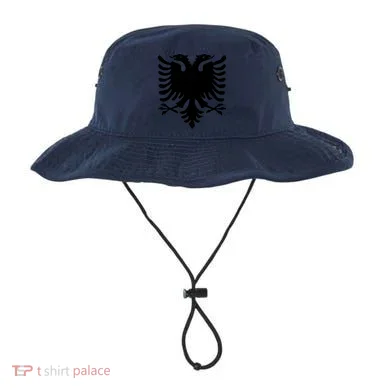 Albanian Flag Eagle Bucket Hat