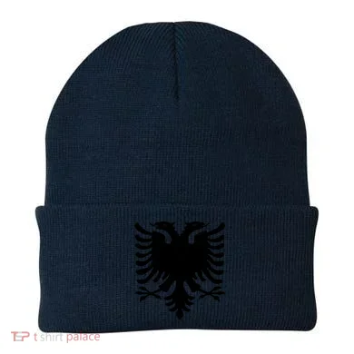 Albanian Flag Eagle Beanie