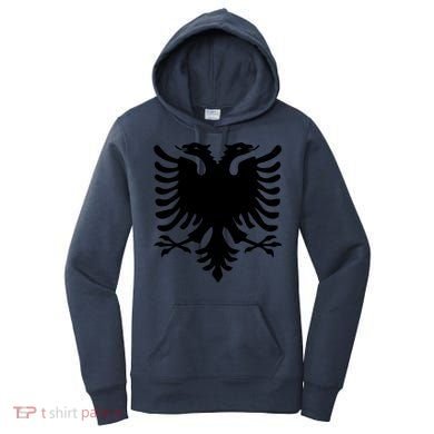 Albanian Flag Eagle Women's Hoodie